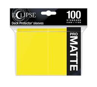 Eclipse Matte Standard Card Sleeves: Lemon Yellow (100)