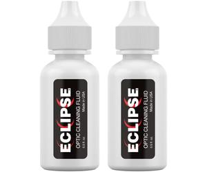 Eclipse Optic Cleaning Solution - Camera Lens and Digital Sensor Cleaner Fluid - Works with All Cameras, Binoculars, and Other Optical Products - Dropper Tip (15ml) - 0.5oz (2-Pack)