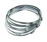 Eclipse Professional Tools ECW1-12 W1 Bolsa de 10 abrazaderas de acero galvanizado de tornillo sinfín de 240-280mm (9 ⅞" - 11")