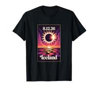 Eclipse Solar 12 de Agosto de 2026 Grupo de emparejamiento de escuadrones de Islandia Camiseta