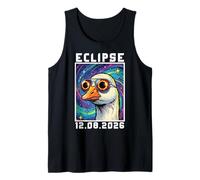 Eclipse Solar 2026, Ganso con Gafas Eclipse Solar Camiseta sin Mangas