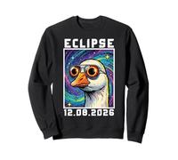 Eclipse Solar 2026, Ganso con Gafas Eclipse Solar Sudadera