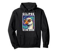 Eclipse Solar 2026, Ganso con Gafas Eclipse Solar Sudadera con Capucha