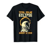 Eclipse Solar Total 12 de Agosto de 2026 Camiseta