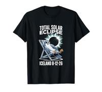 Eclipse Solar Total 12 de Agosto de 2026 Islandia Camiseta