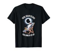 Eclipse Solar Total 12 de Agosto de 2026 Islandia Camiseta