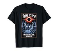 Eclipse Solar Total 12 de Agosto de 2026 Islandia Camiseta