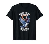 Eclipse Solar Total 12 de Agosto de 2026 Islandia Camiseta