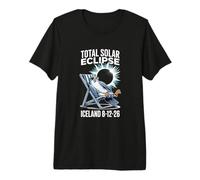 Eclipse Solar Total 12 de Agosto de 2026 Islandia Camiseta Premium