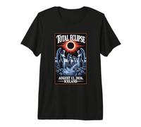 Eclipse Solar Total 12 de Agosto de 2026 Islandia Camiseta Premium