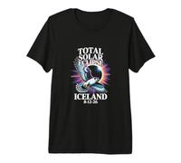 Eclipse Solar Total 12 de Agosto de 2026 Islandia Camiseta Premium