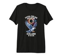 Eclipse Solar Total 12 de Agosto de 2026 Islandia Camiseta Premium