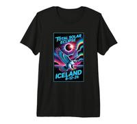 Eclipse Solar Total 12 de Agosto de 2026 Islandia Camiseta Premium