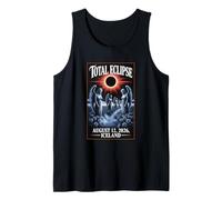 Eclipse Solar Total 12 de Agosto de 2026 Islandia Camiseta sin Mangas
