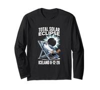Eclipse Solar Total 12 de Agosto de 2026 Islandia Manga Larga