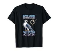 Eclipse Solar Total 12 de Agosto de 2026 Islandia Reikiavik Camiseta