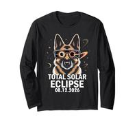 Eclipse Solar Total 2026 Astronomía del Perro Manga Larga