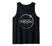 Eclipse Solar Total 2026 Camino de la totalidad Portugal 12 de Agosto Camiseta sin Mangas