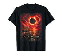 Eclipse Solar Total 2026 en el mar 08 12 2026 Camino del Eclipse Camiseta