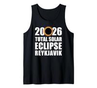 Eclipse Solar Total 2026 Reikiavik Islandia Totalidad Camiseta sin Mangas