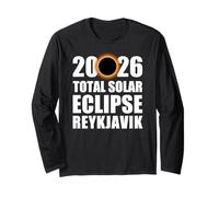 Eclipse Solar Total 2026 Reikiavik Islandia Totalidad Manga Larga