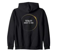 Eclipse Solar Total 2026 Totality Spain Sudadera con Capucha