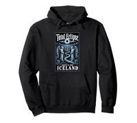 Eclipse Solar Total Agosto 12 2026 Islandia Coincidencia de Grupos Sudadera con Capucha