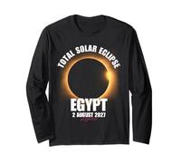 Eclipse Solar Total Agosto 2, 2027 Egipto Ciencia Astronomía Manga Larga