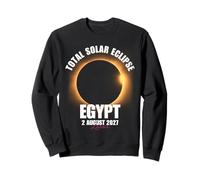 Eclipse Solar Total Agosto 2, 2027 Egipto Ciencia Astronomía Sudadera