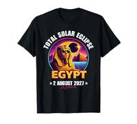Eclipse Solar Total Agosto 2, 2027 Egipto Esfinge Astronomía Camiseta