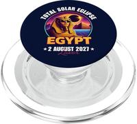 Eclipse Solar Total Agosto 2, 2027 Egipto Esfinge Astronomía PopSockets PopGrip para MagSafe