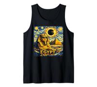 Eclipse Solar Total Agosto 2, 2027 Egipto Esfinge Noche Estrellada Camiseta sin Mangas