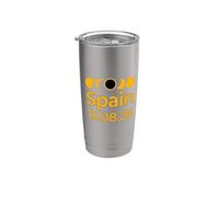 Eclipse solar total en España Camino de la Totalidad - Tops & Stuff Vaso térmico de acero inoxidable de doble pared