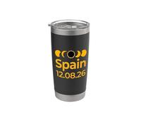 Eclipse solar total en España Camino de la Totalidad - Tops & Stuff Vaso térmico de acero inoxidable de doble pared