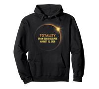 Eclipse Solar Total España 12 de Agosto de 2026 Sudadera con Capucha