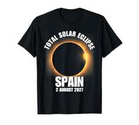 Eclipse Solar Total España Agosto 2, 2027 Ciencia Astronomía Camiseta