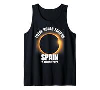 Eclipse Solar Total España Agosto 2, 2027 Ciencia Astronomía Camiseta sin Mangas