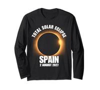 Eclipse Solar Total España Agosto 2, 2027 Ciencia Astronomía Manga Larga