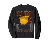Eclipse Solar Total Gira por España 12 de Agosto de 2026 Sudadera