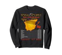 Eclipse Solar Total Gira por España 12 de Agosto de 2026 Sudadera