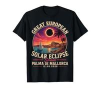 Eclipse Solar Total Mallorca España 12 Agosto 2026 Camiseta