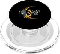Eclipse Solar Total Sol Antiguo EC PopSockets PopGrip para MagSafe