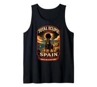 Eclipse Total 12 8 2026 España Toro Astronomía Evento Cósmico Camiseta sin Mangas