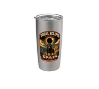 Eclipse total 12 8 2026 España Toro Astronomía Evento Cósmico Vaso térmico de acero inoxidable de doble pared