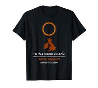 Eclipse Total de Eventos solares 2026 El Camino de los fanáticos del Cielo de la totalidad Camiseta