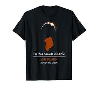 Eclipse Total de Eventos solares 2026 El Camino del Cielo de la totalidad Camiseta