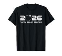 Eclipse Total de Eventos solares 2026 Fenómeno Celeste Raro Camiseta