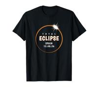 Eclipse Total de Eventos solares 2026 Luna Sol Celestial Camiseta