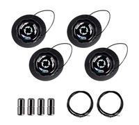 EclipseGuard 4 Piezas Cordones automáticos con cierre de rosca, Cordones Zapatos Bloqueo Rápido Ajustables con Alambre de Metal, Cierre Rotatorio Zapatillas, adecuados para niños y adultos