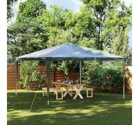 Eclith Carpa profesional para fiestas 4 × 4 m, verde, 90 g/m², resistente a los rayos UV y al agua, toldo con pared lateral, ventana, puerta y mosquitera para pabellón de jardín, terraza, balcón